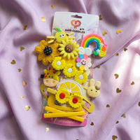 Kids Sunshine Hair Clip Set for Girls (Set of 14)
