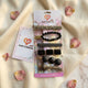 Black & Gold Hair Clip Set for Women & Girls (Set of 6)