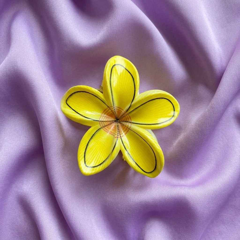 Glossy Blossom Claw Clips – Vibrant Floral Collection 🌺✨