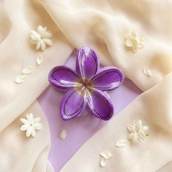 Glossy Blossom Claw Clips – Vibrant Floral Collection 🌺✨