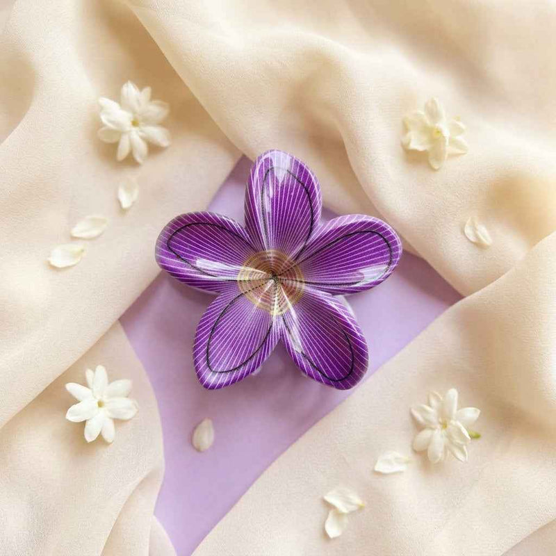 Glossy Blossom Claw Clips – Vibrant Floral Collection 🌺✨