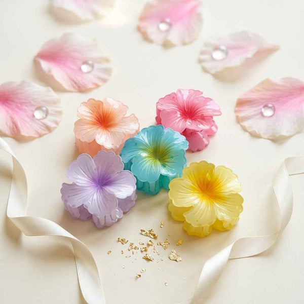 Crystal Bloom Claw Clips 🌸