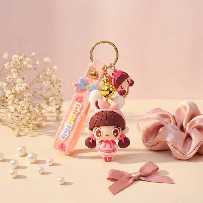 Stylish Doll Keychain
