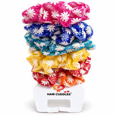 Floral Mesh Scrunchies for Women & Girls | Hair Cuddles™