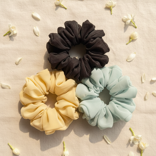 Premium Chiffon Scrunchies