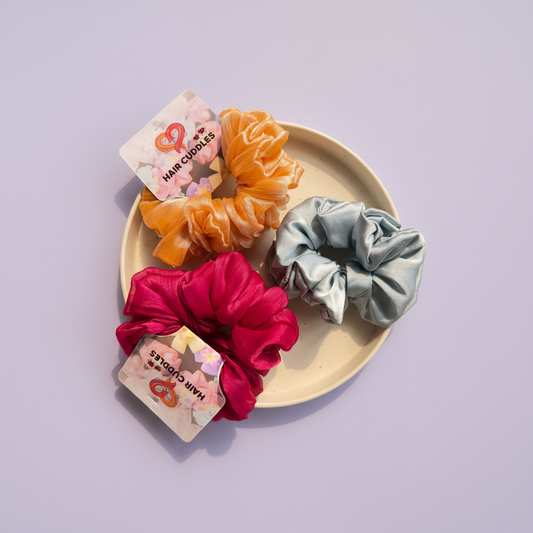 Luxury Satin Scrunchies