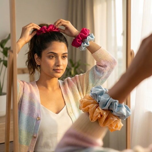 Luxury Satin Scrunchies