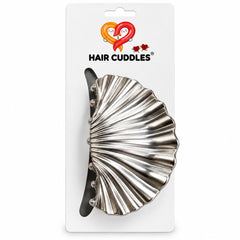 Premium Korean Silver Metal Hair Claw